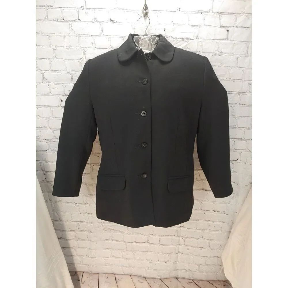 Karen Scott VINTAGE Women's Size 14 Black Jacket.